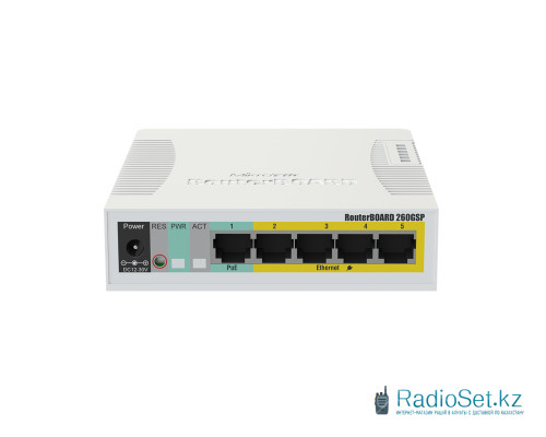 Коммутатор MikroTik CSS106-1G-4P-1S